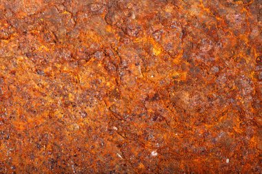 paslı metal levha. Makro arka plan