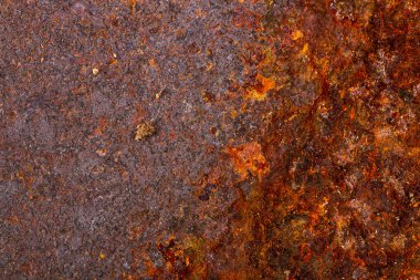 eski paslı metal. Makro arka plan