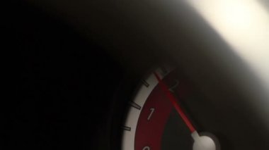 arabalar hareket takometre iğne. yakın çekim