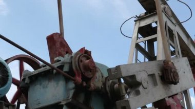 çalışma yağ pompası parçası. Yakın çekim