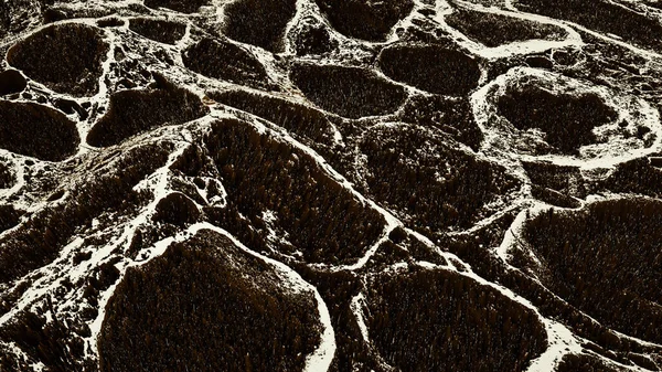 Трехмерный Абстрактный Волновой Фон Трехмерная Иллюстрация — стоковое фото