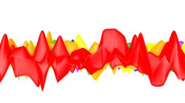 çok renkli düşük polimerli animasyon arka planı. 3d hazırlayıcı