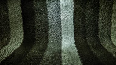 kıvrımlı eski tekstil arka planı. Ortadaki boş podyum. 3d resimleme