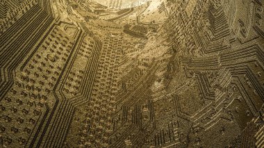 desenli koyu metalik yüzey. Soyut arkaplan. 3d resimleme