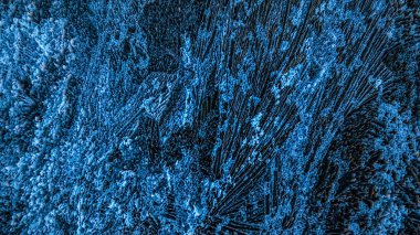 Üç boyutlu soyut soğuk arkaplan. Cam donundaki desenler. 3d resimleme