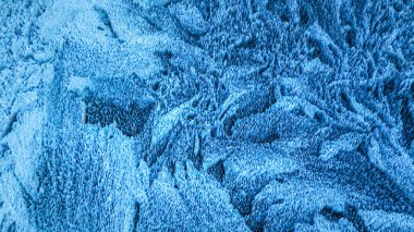 Üç boyutlu soyut soğuk arkaplan. Cam donundaki desenler. 3d resimleme