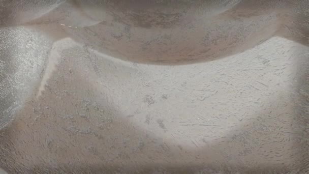 Анимированный Фон Волны Текстурированной Поверхностью Петля Абстрактный Фон Рендеринг — стоковое видео