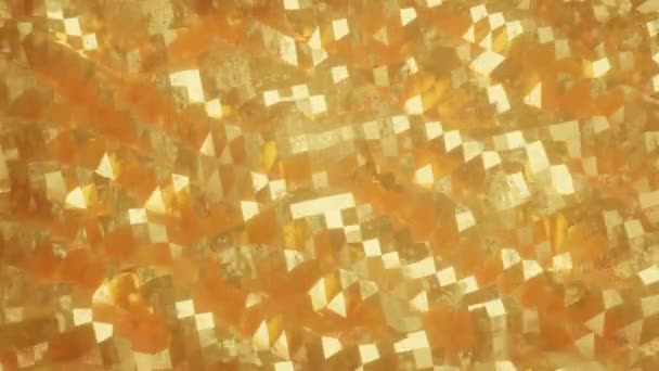 Abstract Geanimeerd Vervormend Oppervlak Met Textuur Drie Dimensionale Achtergrond Renderen — Stockvideo