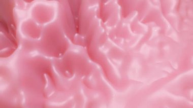 pürüzsüz üç boyutlu canlı ten rengi yüzey. Soyut döngü arkaplanı. 3d hazırlayıcı