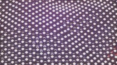 Soyut canlandırılmış dalga arkaplanı. Çerçevede parlayan üç boyutlu nesneler hareket ediyor. Döngülü animasyon. 3d hazırlayıcı