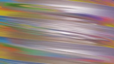 Soyut dalga yüzeyi gümüş renginde. döngülü animasyon arkaplanı. 3d hazırlayıcı