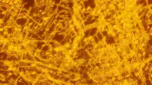 Яскраві Оранжеві Сліди Пкб Обертаються Перевернутий Анімаційний Фон Рендеринг — стокове відео