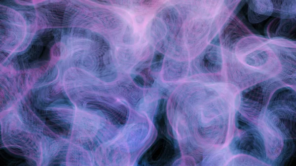抽象的な背景 紫灰色の煙のパフ 3Dレンダリング図 — ストック写真