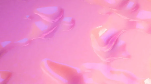 Glatte Wellenoberfläche Von Zarter Violetter Farbe Darstellung — Stockfoto