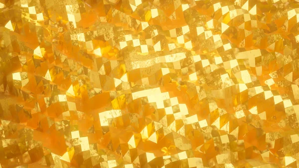 Zdeformowana Trójwymiarowa Pomarańczowa Płaszczyzna Teksturą Ilustracja Renderowania — Zdjęcie stockowe