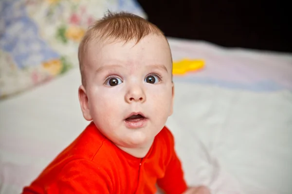 Retrato de un bebé, primer plano —  Fotos de Stock