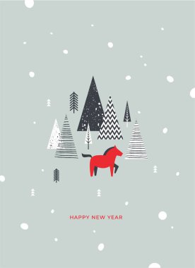 Ay 'ın yeni yılı dikey arkaplan, afiş, sosyal medya hikaye şablonu. Çin Yeni Yılı 2024, Ejderha Yılı. Geometrik modern vektör biçimi