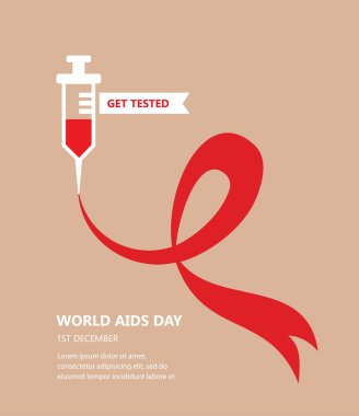 Dünya AIDS günü. test kavramı almak