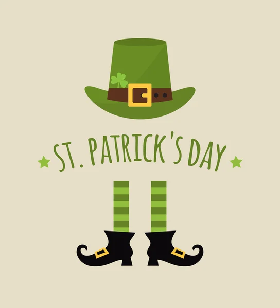 Happy st. patricks dag. — Stockvector