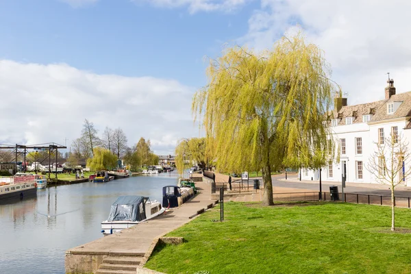 Riverside, Ely, Cambridgeshire — Zdjęcie stockowe