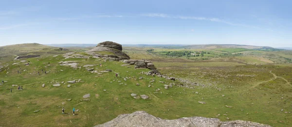 Haytor Rocks Nel Dartmoor National Park Inghilterra — Foto Stock