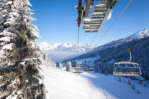 View from Chair Lift — Stock Photo, Image