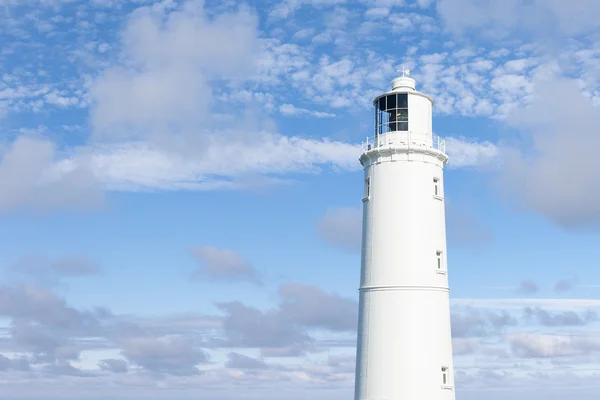 White Lighthouse Landscape — Stock Photo, Image