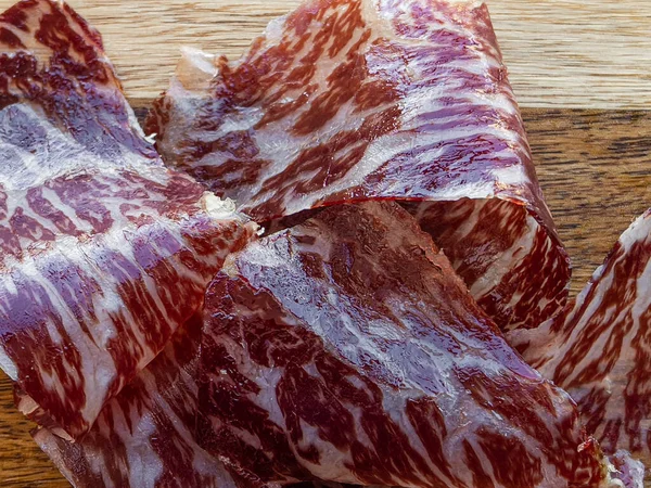 Cecina wołowiny wagyu — Zdjęcie stockowe