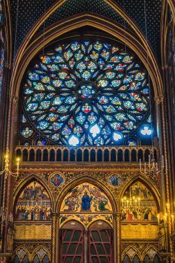 İsa'nın kıyamet mozaik Sainte-Chapelle Paris, Fran içinde