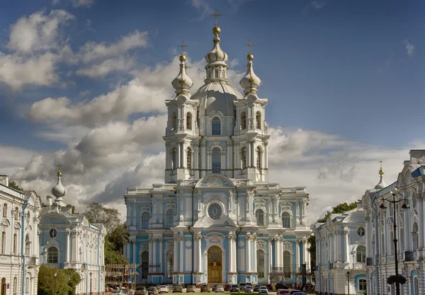 Catedral Smolny em São Petersburgo — Fotografia de Stock