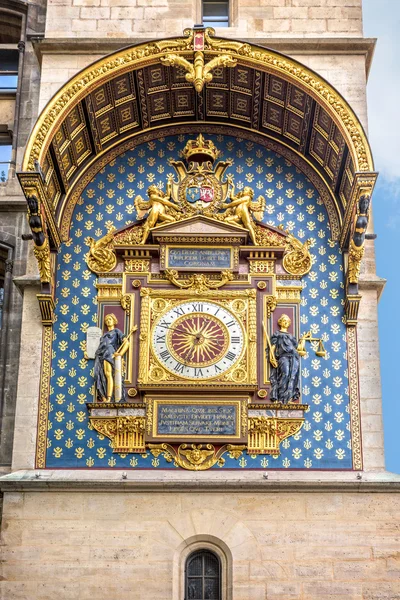 A clock tower, La Conciergerie, Párizs — Stock Fotó