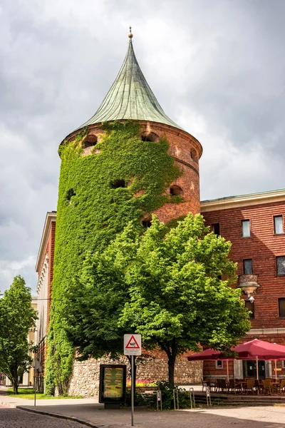 Middeleeuwse Kruittoren in Riga, Letland — Stockfoto