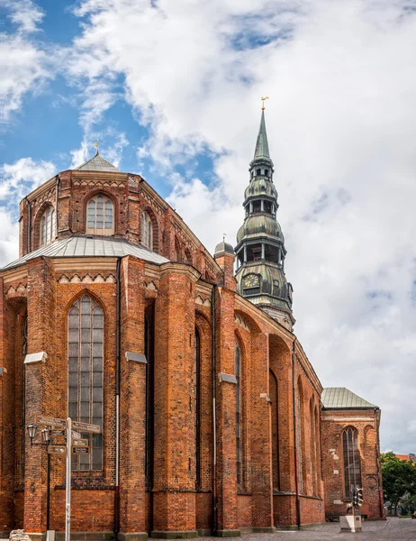 St Peters Kerk in Riga, Letland — Stockfoto