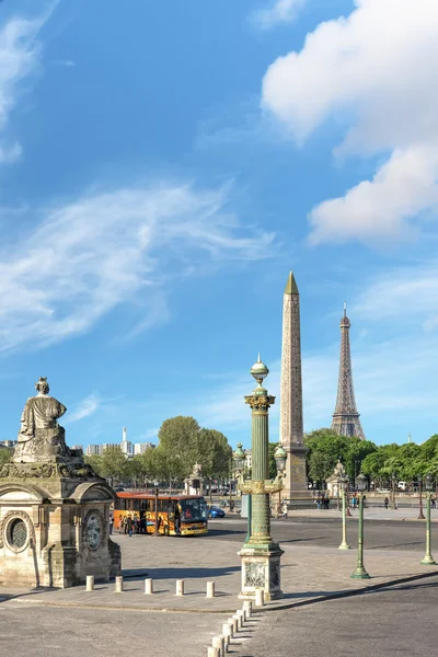 Place de la Concorde in Paris, Frankreich — Stockfoto