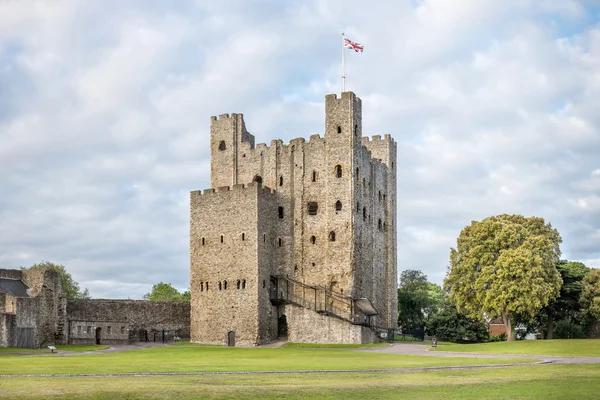 Rochester Castle Angliában — Stock Fotó