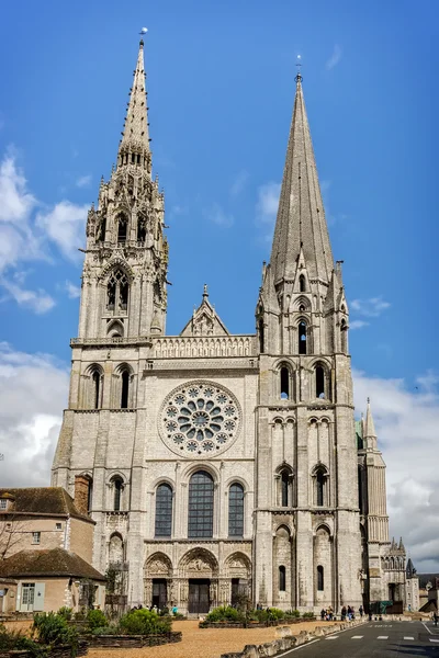 Katedra Matki Bożej z Chartres, Francja — Zdjęcie stockowe