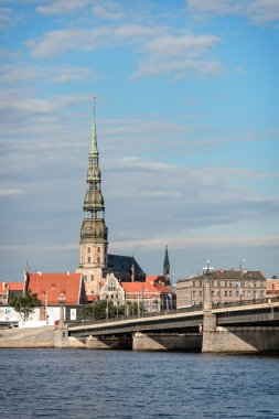 St Peters church in Riga, Latvia clipart