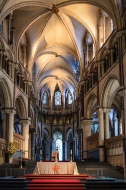 İngiltere'de Canterbury katedral içinde