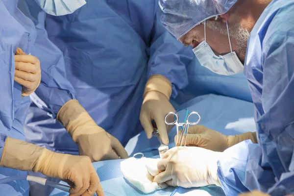 Equipe Médica Médicos Cirurgia Hospitalar Operação — Fotografia de Stock