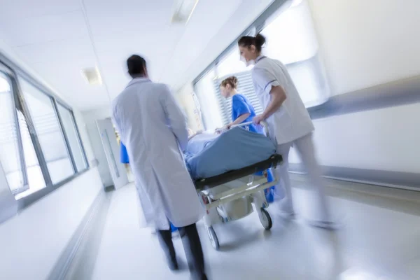 Civière Motion Blur Urgence Hôpital Gurney Patient Image En Vente