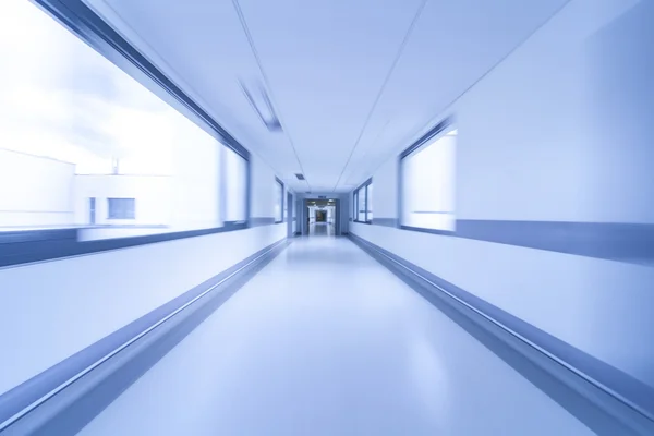 Motion Blur Hospital Corridor — Stock Photo, Image