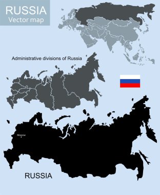 Rusya Federasyonu harita