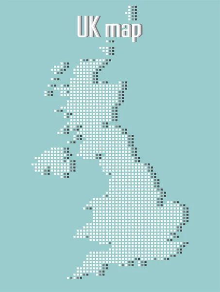 Egyesült Királyság Térkép — Stock Vector