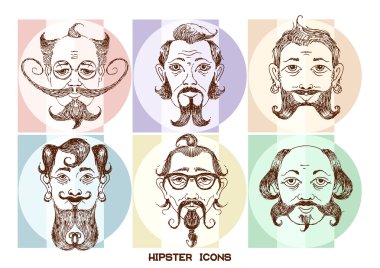 Hipster Icons set