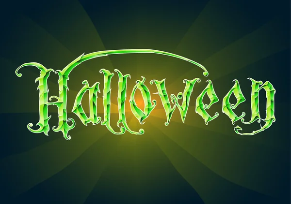 Halloween logo — Stockový vektor