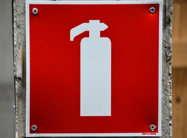 Logo für Feuerlöscher — Stockfoto