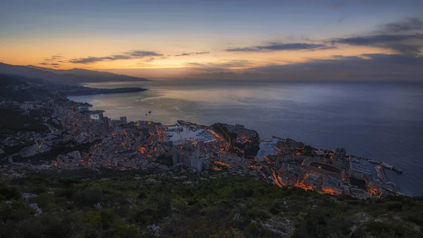 Monaco Monte Carlo amanecer — Foto de Stock