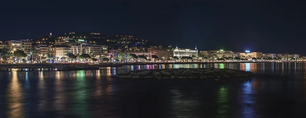 Cannes by night — Stock Photo, Image