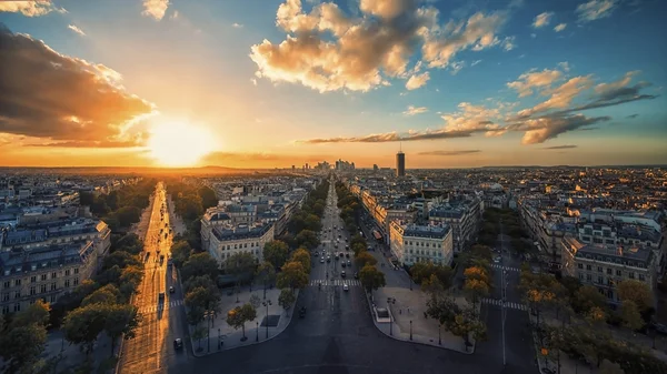 Champs-Elysees em Paris — Fotografia de Stock