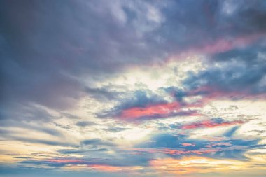 Resim için gökyüzü dokusu, 3D görüntüleme, dijital sanat.